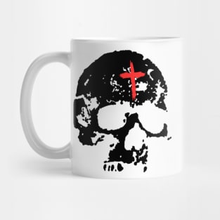 Hardcore Punk Eastern Orthodox Monk Skull pocket Mug
